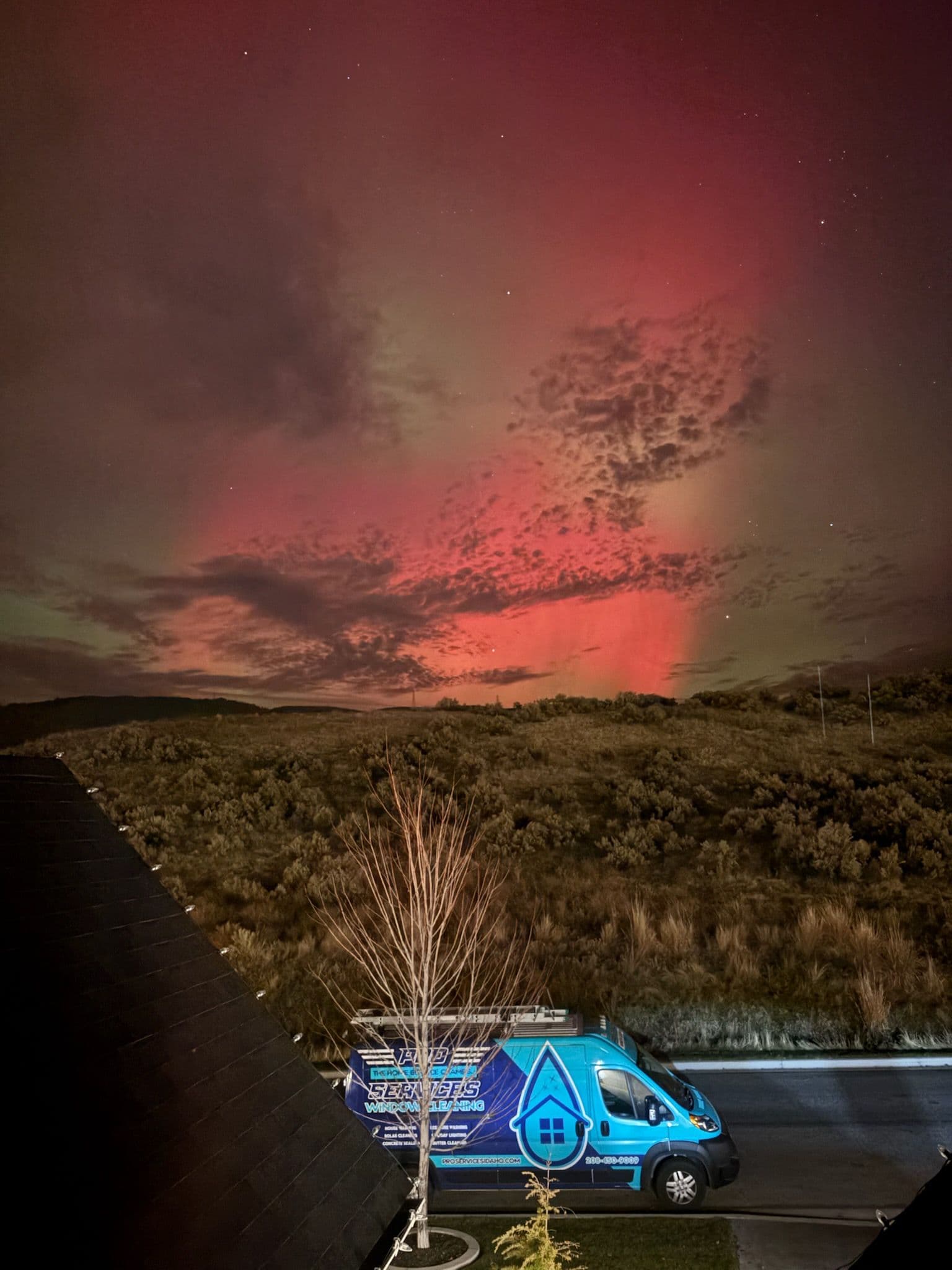 Project Our Pro Services Van Witnessed the Northern Lights image