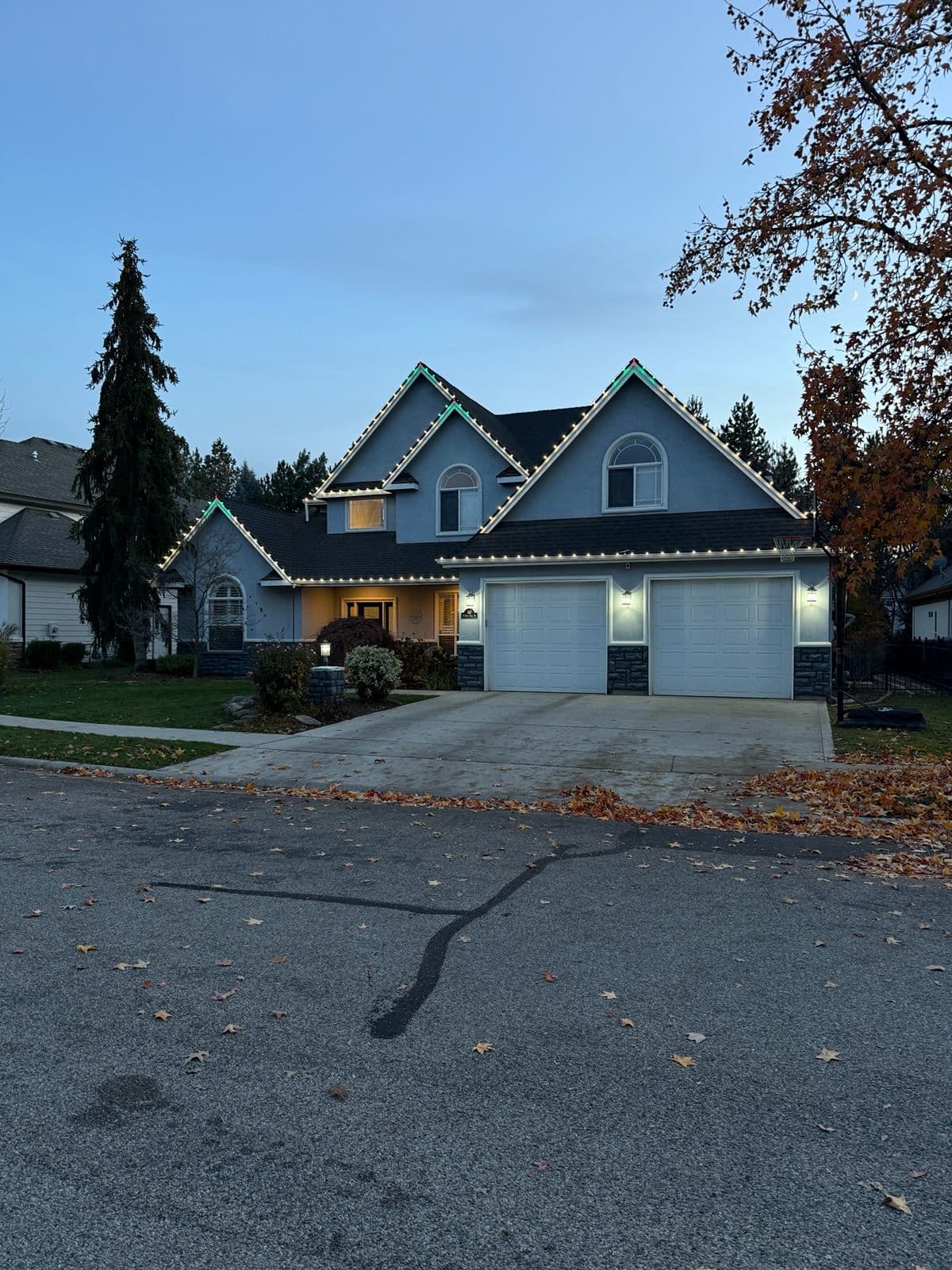 Warm White and Festive Color with a Twist