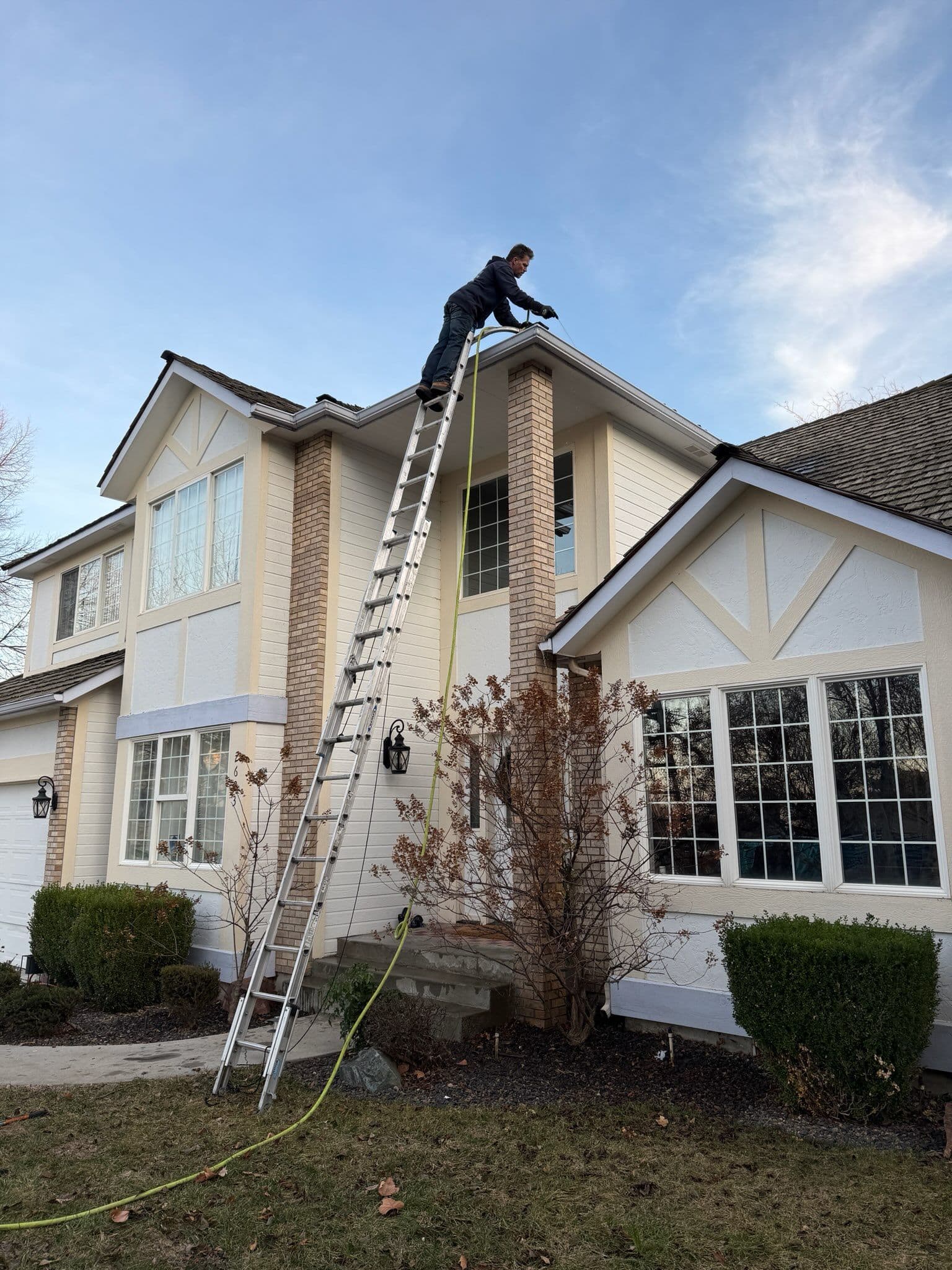 Project Gutter Cleaning for Multi-Story Homes image
