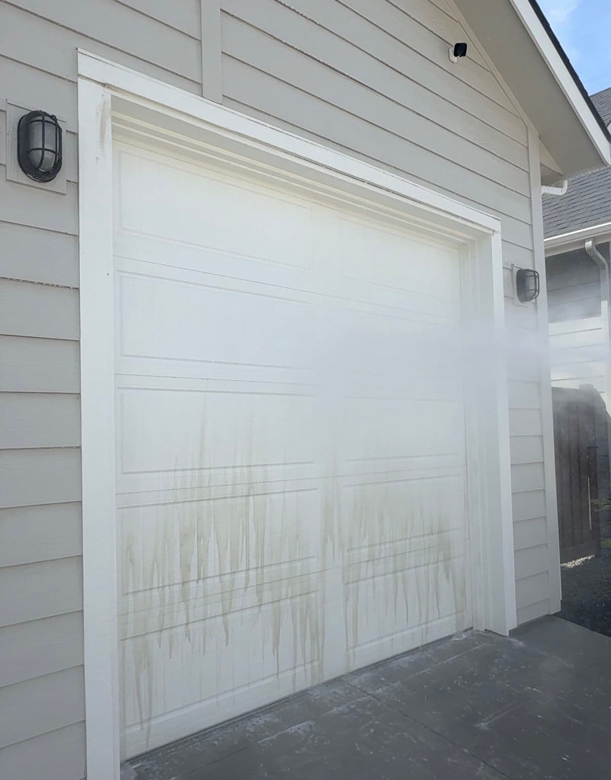 Garage Door Stains Don't Stand a Chance Against a Soft Wash image